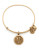 Alex And Ani Initial V Charm Bangle - GOLD
