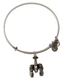 Alex And Ani Lobster Charm Bangle - Silver