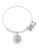 Alex And Ani Initial E Charm Bangle - SILVER