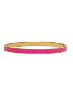 Kate Spade New York Idiom Bangles hot to trot - solid - Pink