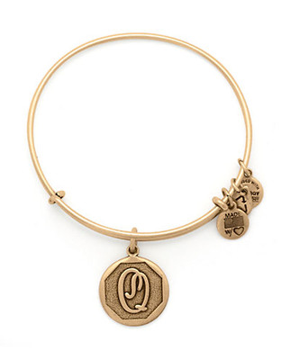 Alex And Ani Initial Q Charm Bangle - Gold
