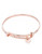Alex And Ani America the Beautiful Coll Rose Gold Plated No Stone Bangle - Rose Gold