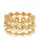 Expression Multi Row Stretch Bracelet - gold