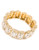 Carolee The Adrianna Deco Crystal Baguette Bracelet Gold Tone Crystal Chain Bracelet - Gold