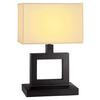 12 In. Table Lamp, weathered bronze finish
