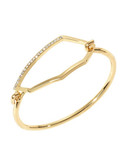 Kara Ross Pave Frame Bracelet - Gold