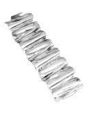 Robert Lee Morris Soho Sculptural Metal Wide Bracelet Metal  Bracelet - Silver