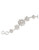 Carolee Lux Haute Hollywood Floral Linked Bracelet - Silver