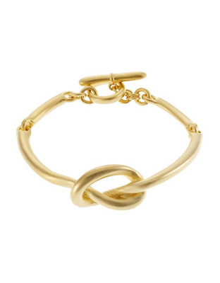 Kenneth Jay Lane Gold Knot Bracelet - Gold