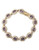 Carolee Simply Amethyst Crystal Bracelet Gold Tone Crystal Chain Bracelet - Purple