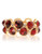 Jones New York Gold tone double row stretch bracelet - Red