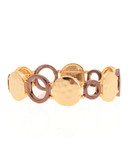 Jones New York Gold and Brown tone stetch bracelet - Brown
