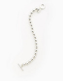 Lauren Ralph Lauren 8Mm Silvetone Bead Bracelet - Silvertone