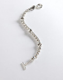 Lauren Ralph Lauren Braided Chain Bracelet - Silvertone