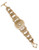 Lucky Brand Gold Tone Openwork Flex Bracelet - gold
