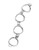 Robert Lee Morris Soho Sculpted Circle Link Bracelet - SILVER
