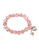 Betsey Johnson Flower Bead Stretch Bracelet - Pink