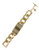 Sam Edelman Textured Metal Link Bracelet - Gold
