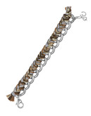 Sam Edelman Braided Chain Bracelet - Beige