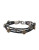 Lucky Brand Two-Tone Flower Woven Bracelet - BLACK