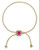Sam Edelman Stone Inlay Slider Bracelet - Pink