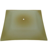 12 In. Bedroom Glass, Textured Beige Washed Finish