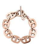 Michael Kors Rose Gold Tone Maritime Link Toggle Bracelet - Rose Gold
