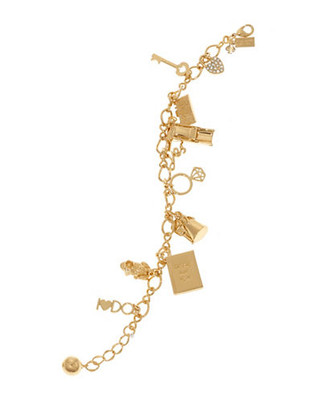 Kate Spade New York Kiss A Prince Charm Bracelet - Gold