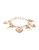 Guess Multi Heart and Key Charm Bracelet - Gold
