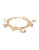 Guess Faux Pearl and Fireball Charm Bracelet - GOLD