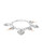 Guess Multi Heart and Key Charm Bracelet - Silver