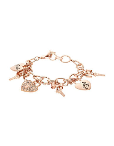 Guess rose gold hot sale charm bracelet