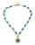 Rachel Rachel Roy Thread Crystal Charm Bracelet - Blue