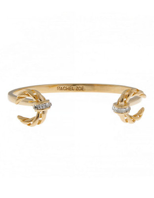 Rachel Zoe Safari Crescent Bracelet Cuff Gold Plated  Cuff Bracelet - Gold