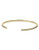 Michael Kors Gold Tone Clear Pave Thin Bar Open Cuff - Gold