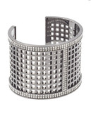 Vince Camuto Perforated Pave Cuff - Grey