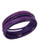 Swarovski Leather Swarovski Crystal Wrap Bracelet - Purple