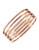 Vince Camuto On Point Pave Bracelets Rose gold plated base metal Glass Hinge Bangle Bracelet - Rose Gold