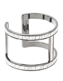 Vince Camuto Leather Inset T Bar Cuff - Grey