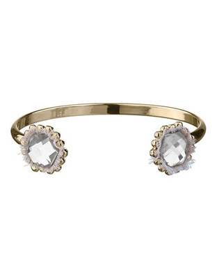 Sam Edelman Metal Resin Cuff Bracelet - Crystal