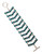 Lucky Brand Bracelet Silver Tone Multi Set Stone Flex Bracelet - SILVER