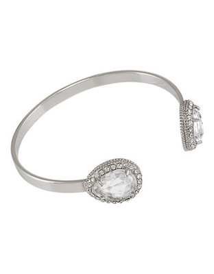 Carolee Nassau Nights Cuff Bracelet - Silver