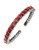 Kensie Stone Frontal Bangle - Red
