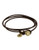 Sam Edelman Leather Wrap Bracelet - BROWN