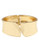 Expression Smooth Split Hinged Cuff Bracelet - GOLD