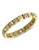 Michael Kors Gold Tone With Clear Pave Pyramid Tennis Bracelet - Gold