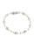 Nadri 6mm Pearl With Pave Crystal Rond Bracelet - WHITE