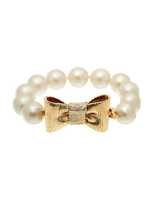 Kate Spade New York All Wrapped Up Pearls Bracelet - CREAM