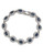 Carolee Simply Blue Oval Stone Pave Bracelet - Blue