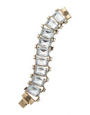 R.J. Graziano Faceted Stone Link Bracelet - Brass